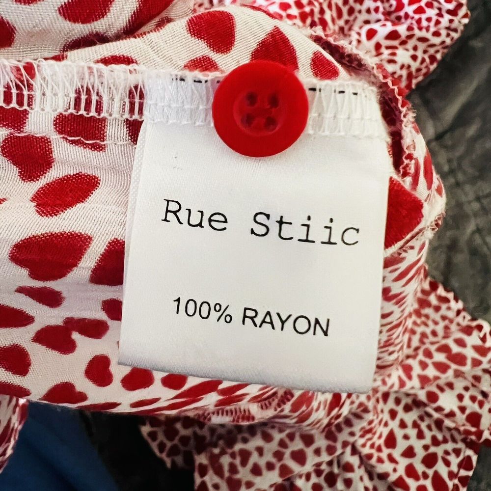 Anthropologie Red and White Mini Dress - Picture 13 of 15
